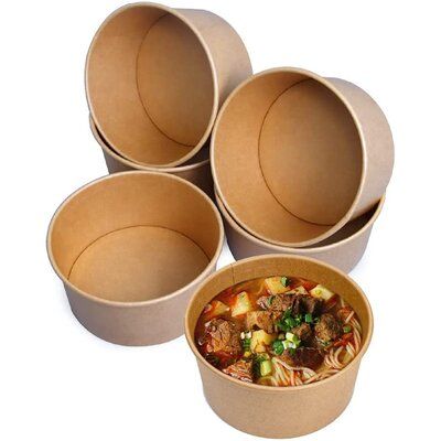 Kraft Paper Salad Cups